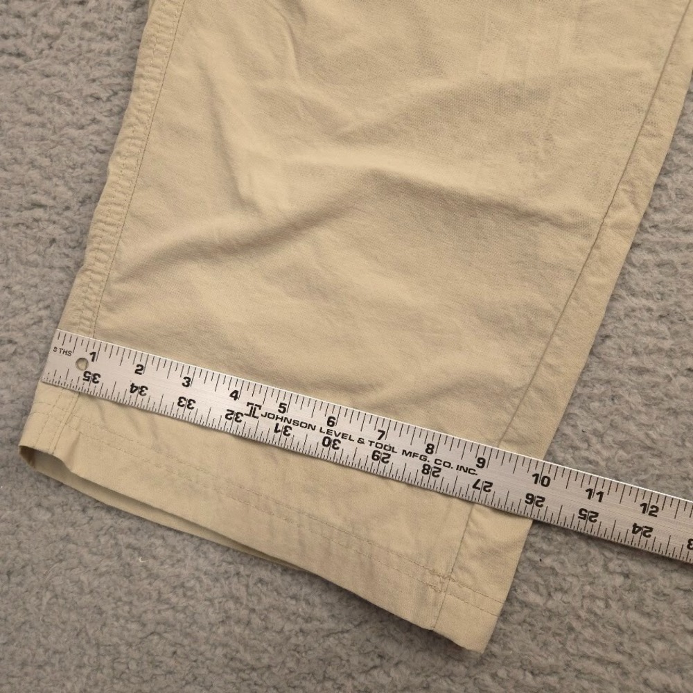 Columbia Omni-Wick Convertible Cargo Pants Mens 42x30 Khaki Hiking Belted - Picture 7 of 11